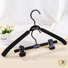 ✅裤架无痕服装店衣架儿童软海绵泡沫防滑无痕防肩角家用衣架