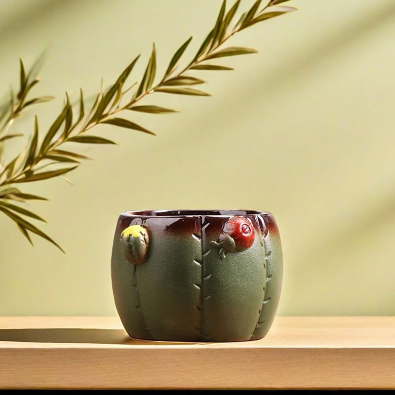 maceta de miel maceta de cerámica multicarnosa maceta de cerámica verde doméstica maceta de cerámica gruesa maceta de cerámica pequeña maceta de cerámica platos de flores al por mayor