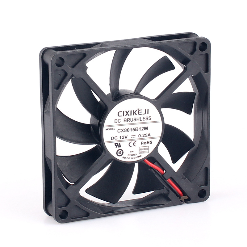Factory direct supply 8015 cooling fan DC5V12V24V power supply thin chassis computer power supply CPU industrial fan
