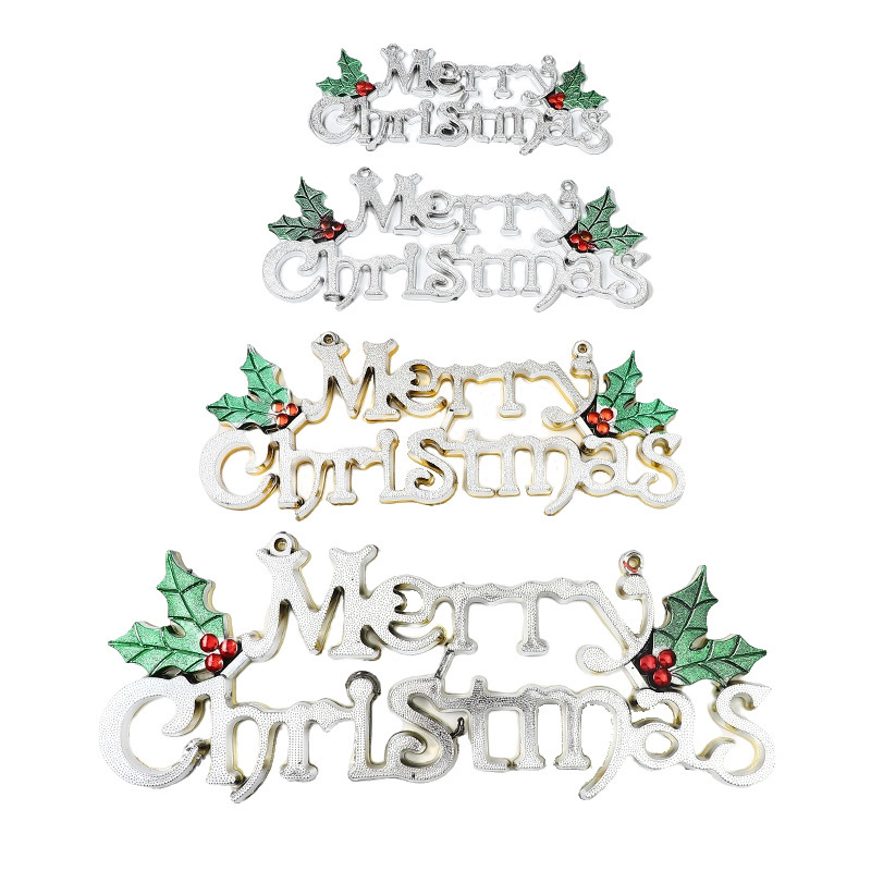 クリスマスクリエイティブ立体アルファベット牌クリスマスツリー英語アルファベット装飾看板アクセサリークリスマス楽しい装飾牌|undefined