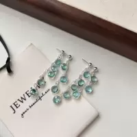 Популярные серьги с кисточками из серебра 925 пробы с ледниково-синим цирконом, непопулярные нишевые длинные элегантные синие серьги нового стиля для женщин
