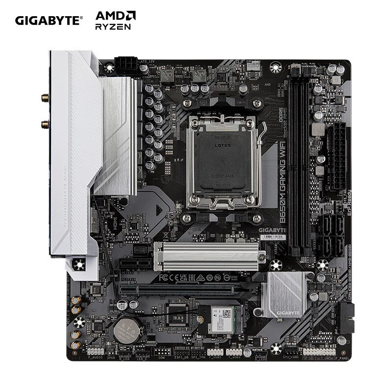 Материнская плата Gigabyte White Demon Eagle B650M GAMING WIFI DDR5 для настольного ПК, для процессоров AMD5