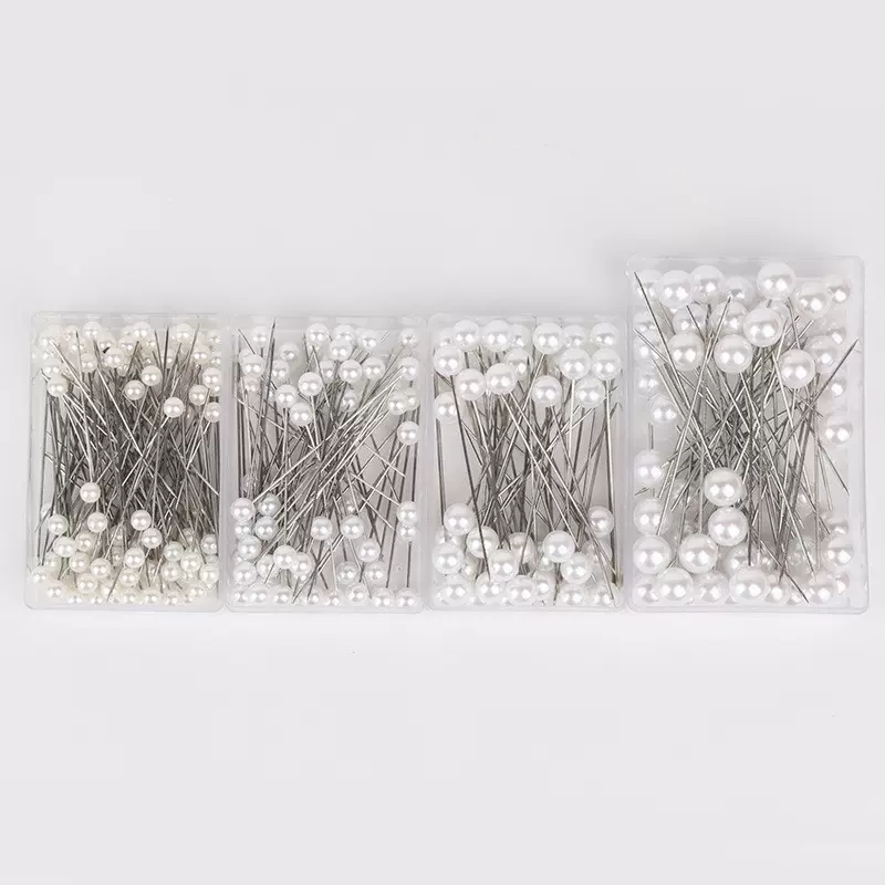 圆头珠光针批发服装定位针手工DIY裁缝固定针圆头地毯珠针珠光针