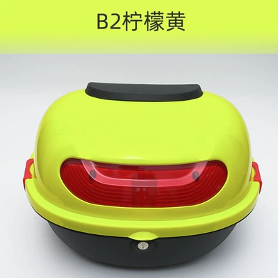 Motorcycle trunk – Electric Vehicle Trunk Small Universal - small-size-b2-trunk-lemon-yellow