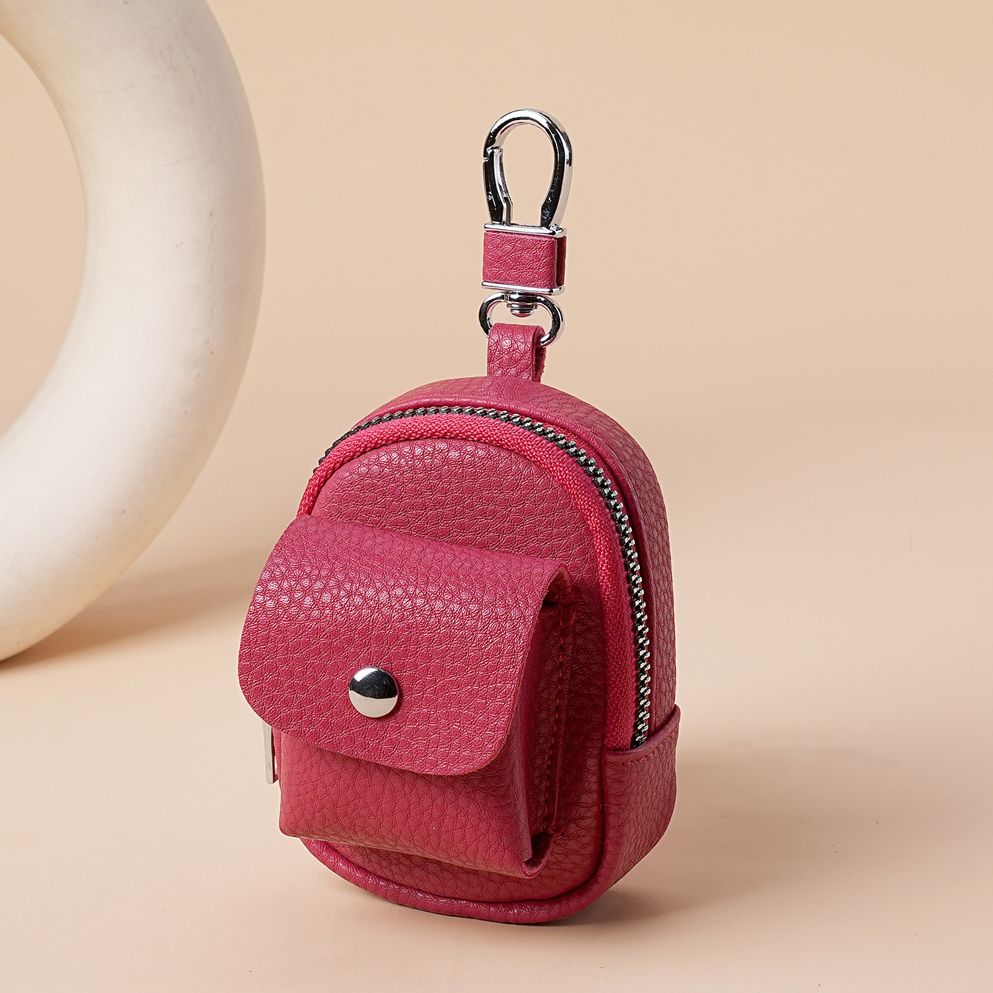 Nuevo mini cintura portable bolso de llaves para hombres casuales portable bolso de almacenamiento de auriculares compacto monedas bolso de cambio mujer