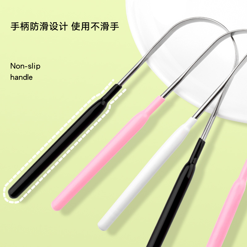 Plastic tongue piercing stainless steel
