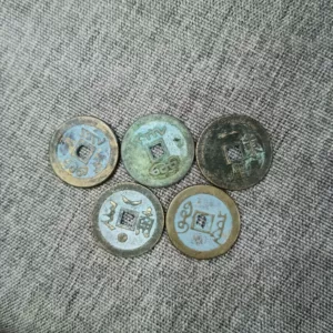 [仿古钱币古玩批发做旧铜钱中式包浆乾隆2.5cm航同五帝钱]