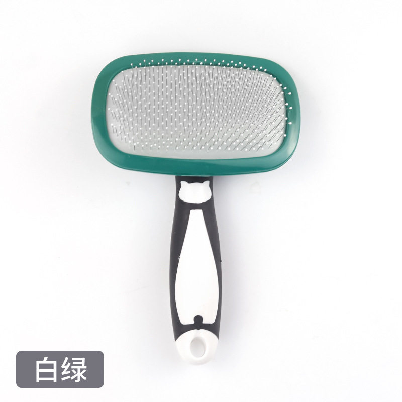 녹색 머리와 흰색 손잡이