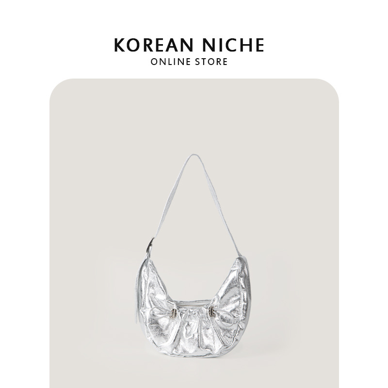 Bolsa de diseño de nicho Klein azul Denim bolsa de hombro de primavera y verano nueva bolsa de las axilas de alto sentido todo-fósforo bolso