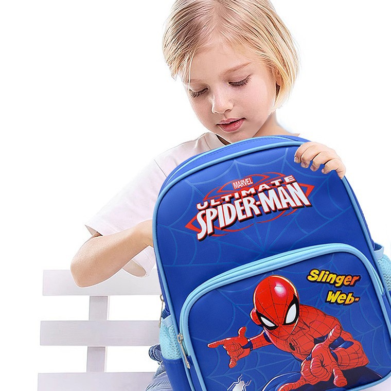 Mochila infantil mochila infantil niños 3 - 4 - 5 - 6 años de edad niños niños mochila de hombro de dibujos animados Spiderman
