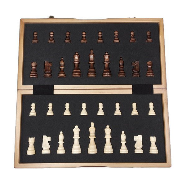 magnetic wooden fighting foldable chess