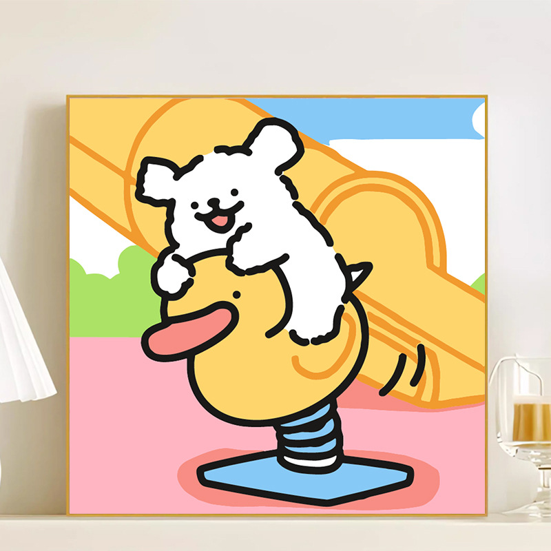 LL081 / 20*20CM（画笔+颜料+绷好内框）