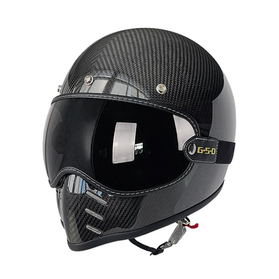 Helmet 3C, Motosiklet kaskı (dəbilqə) - 3k-black-tea-mirror-m55-56