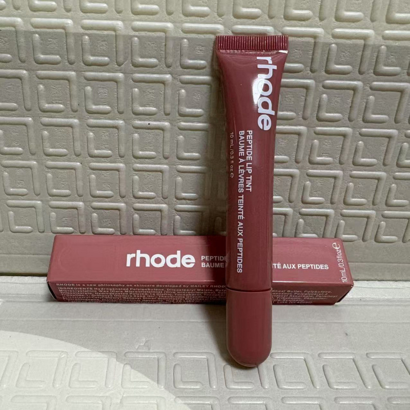 Rhode海莉系列有色唇彩液体唇蜜水光唇釉丰唇油保湿滋润唇膏跨境|undefined