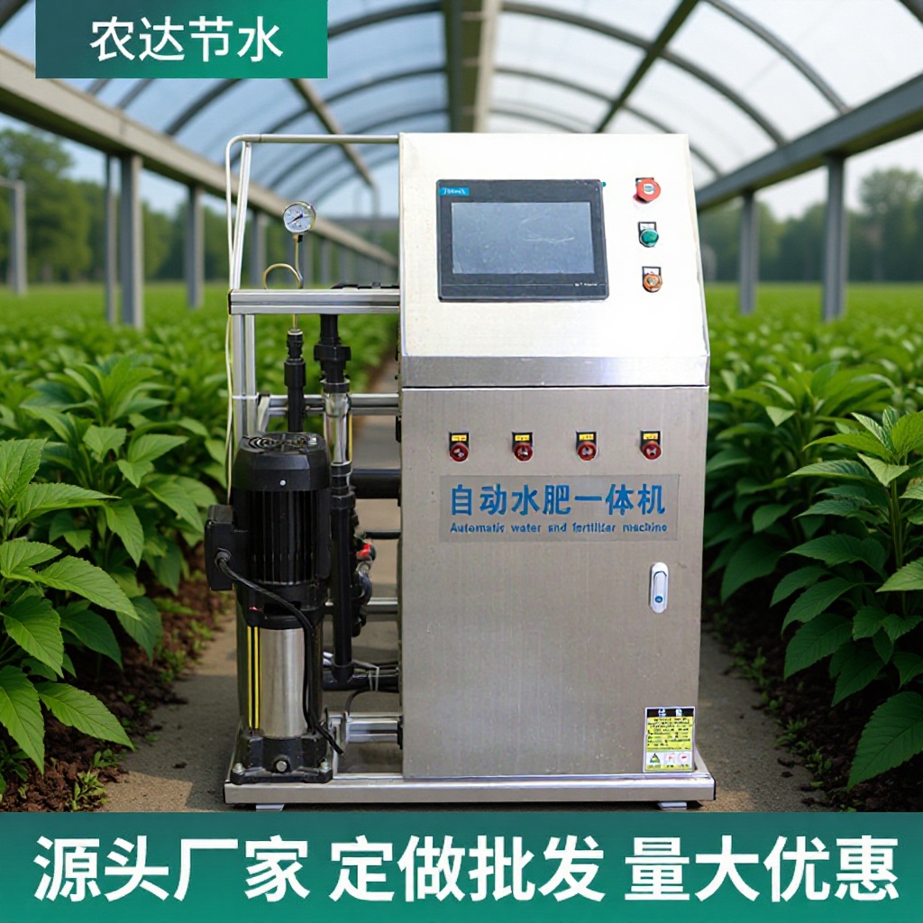 全自动水肥一体机7寸屏三通道水肥一体机大棚滴灌果园智能施肥机
