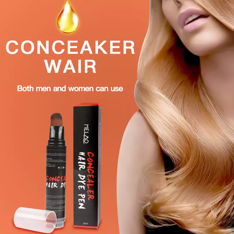 跨境一次性染发笔染色笔黑色棕色染发膏临时一次性染发剂染发笔