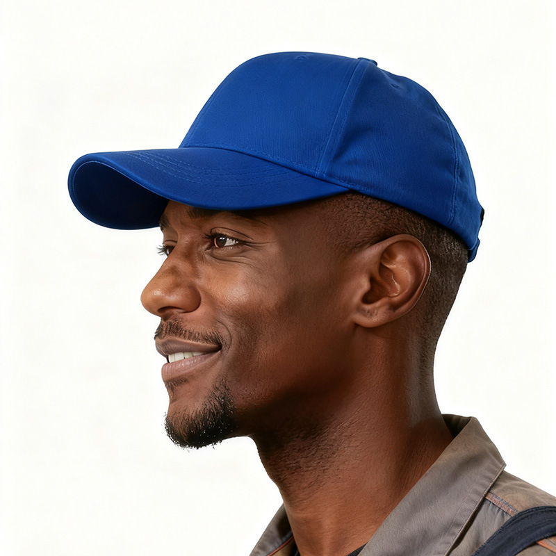 Sombreras de béisbol de algodón en stock de hebilla metálica con gorras de gran tamaño alrededor de la gorra de trabajo europea y americana se pueden personalizar para imprimir bordados