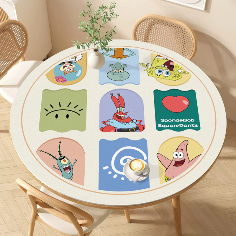 스폰지밥 네모바지 리치 패턴 가죽