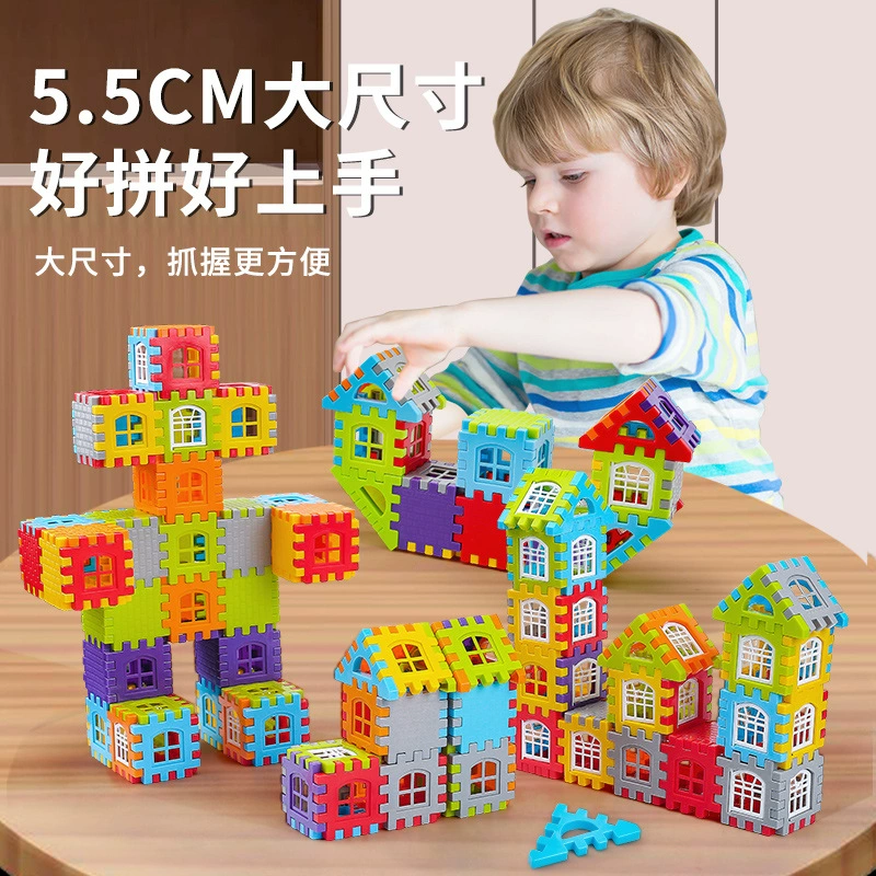 Дом, строитель, игрушка, головоломка для мальчиков, 3 года