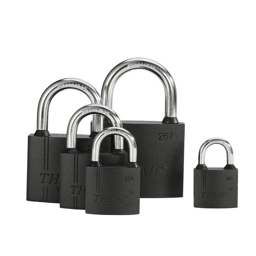 Hardware lock manufacturer curved ball lock, spray paint computer key lock, dormitory drawer copper lock core single lock iron hanging lock