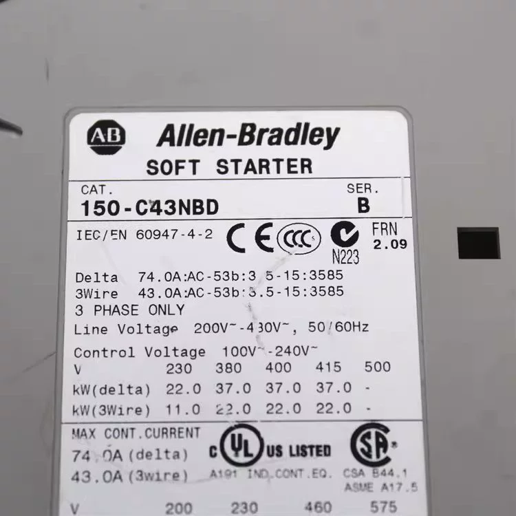 См. Soft Starter 150-C43NBD Rockwell AB SMC