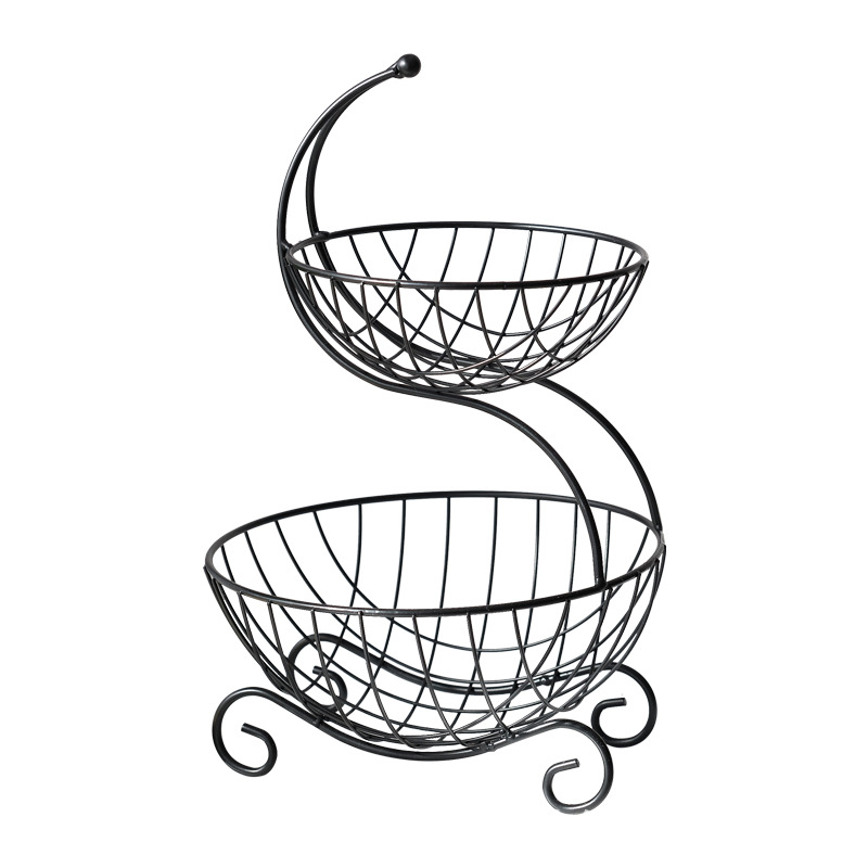 Plato de frutas Sala de estar Aperitivos domésticos Plato de colocación Cesta de frutas multicapa Plato de frutas de oficina Plato de frutas Salón de belleza Plato de frutas