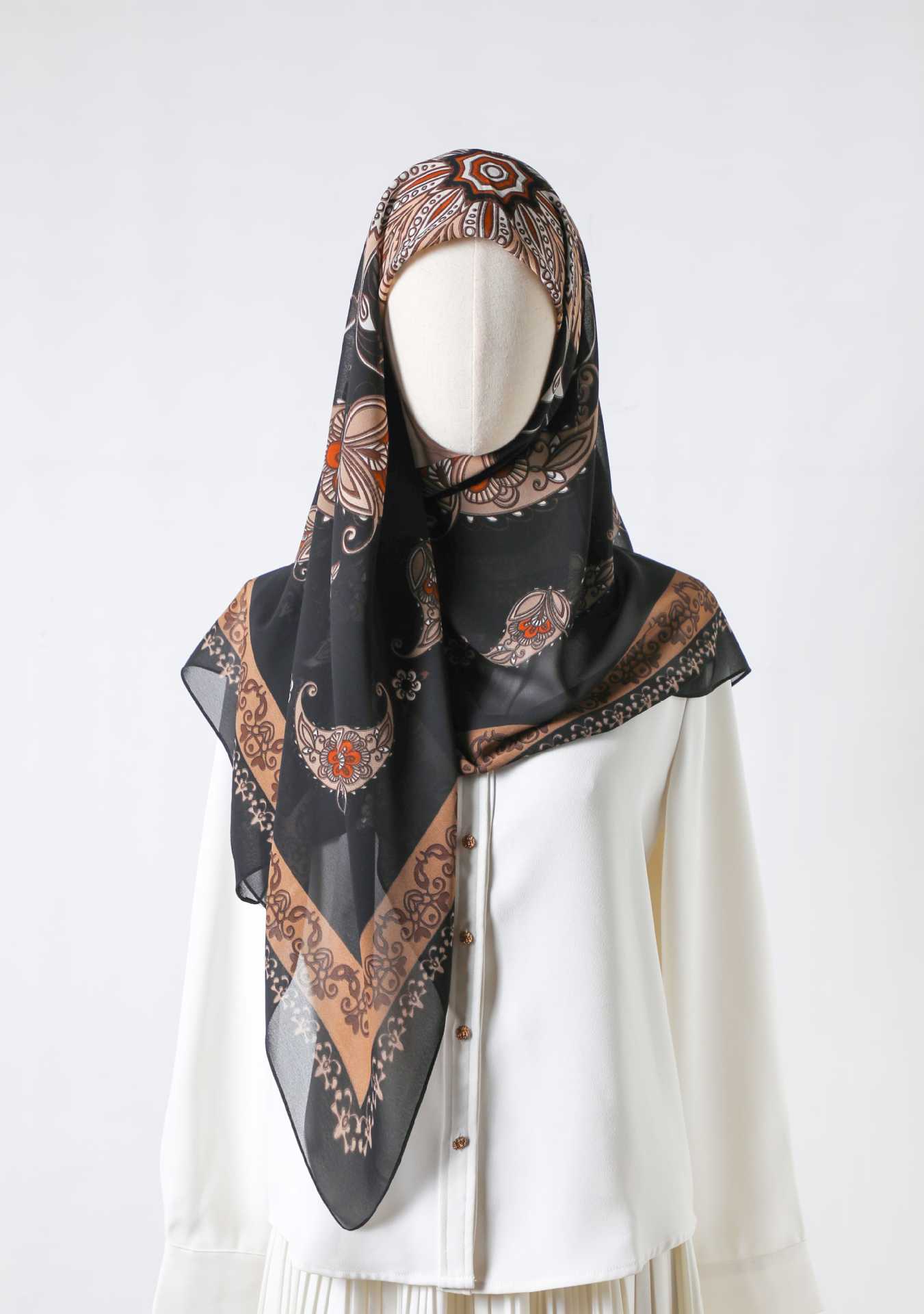 110 크리스탈 쉬폰 01 [블랙]