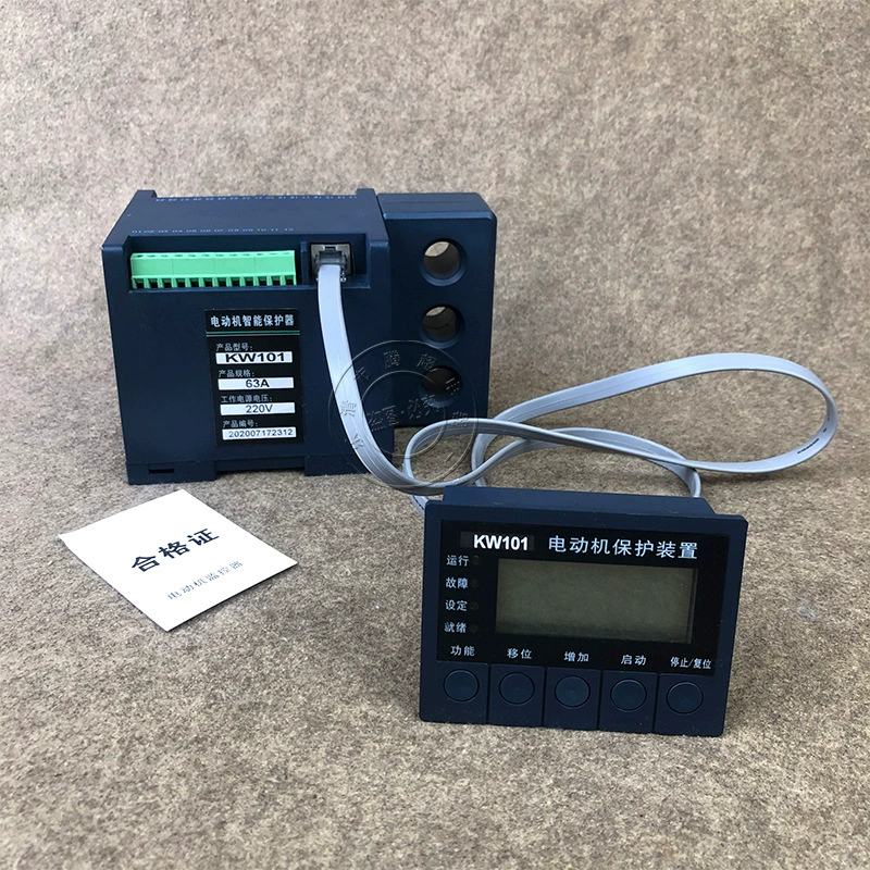 Двигатель Интеллектуальный интегрированный протектор Устройство защиты двигателя KW101A 6.3A25A63A100A200A