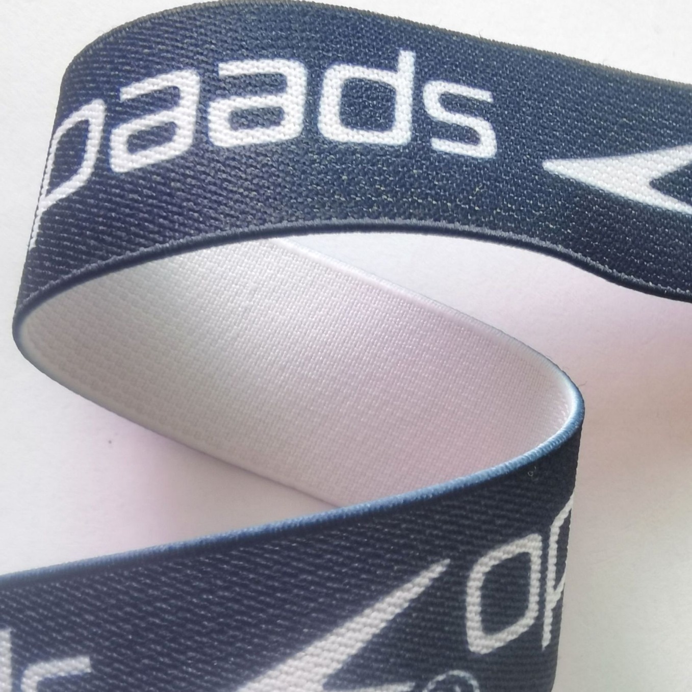 2.5CM单双面印花松紧带加厚高弹头手腕带绑绷手提挂带用涤纶丈巾