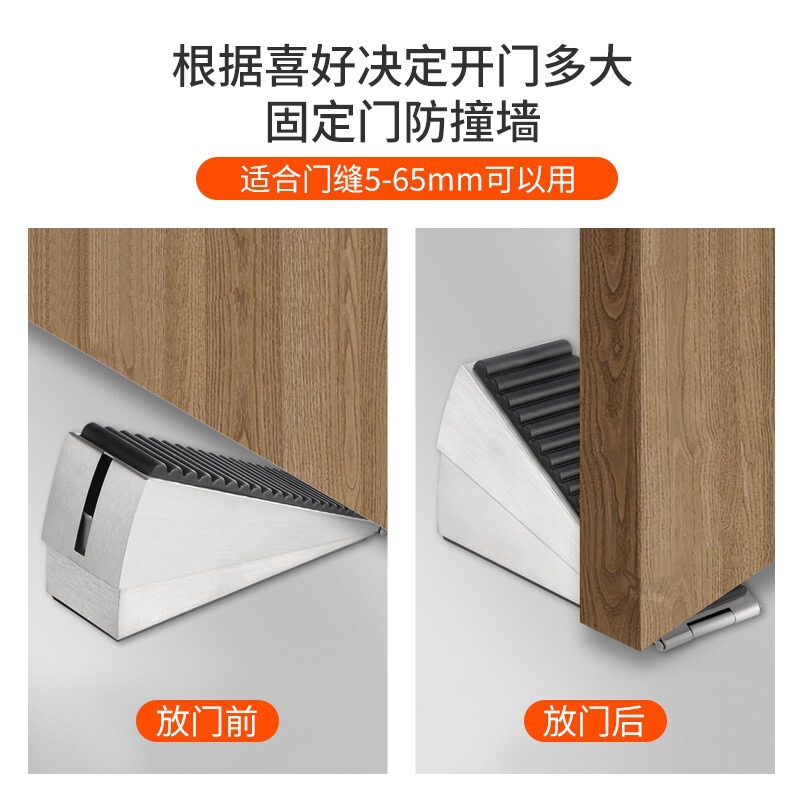 弹簧门塞可调门档门阻防撞顶门器防风消防门加高固定挡门器门楔子|undefined