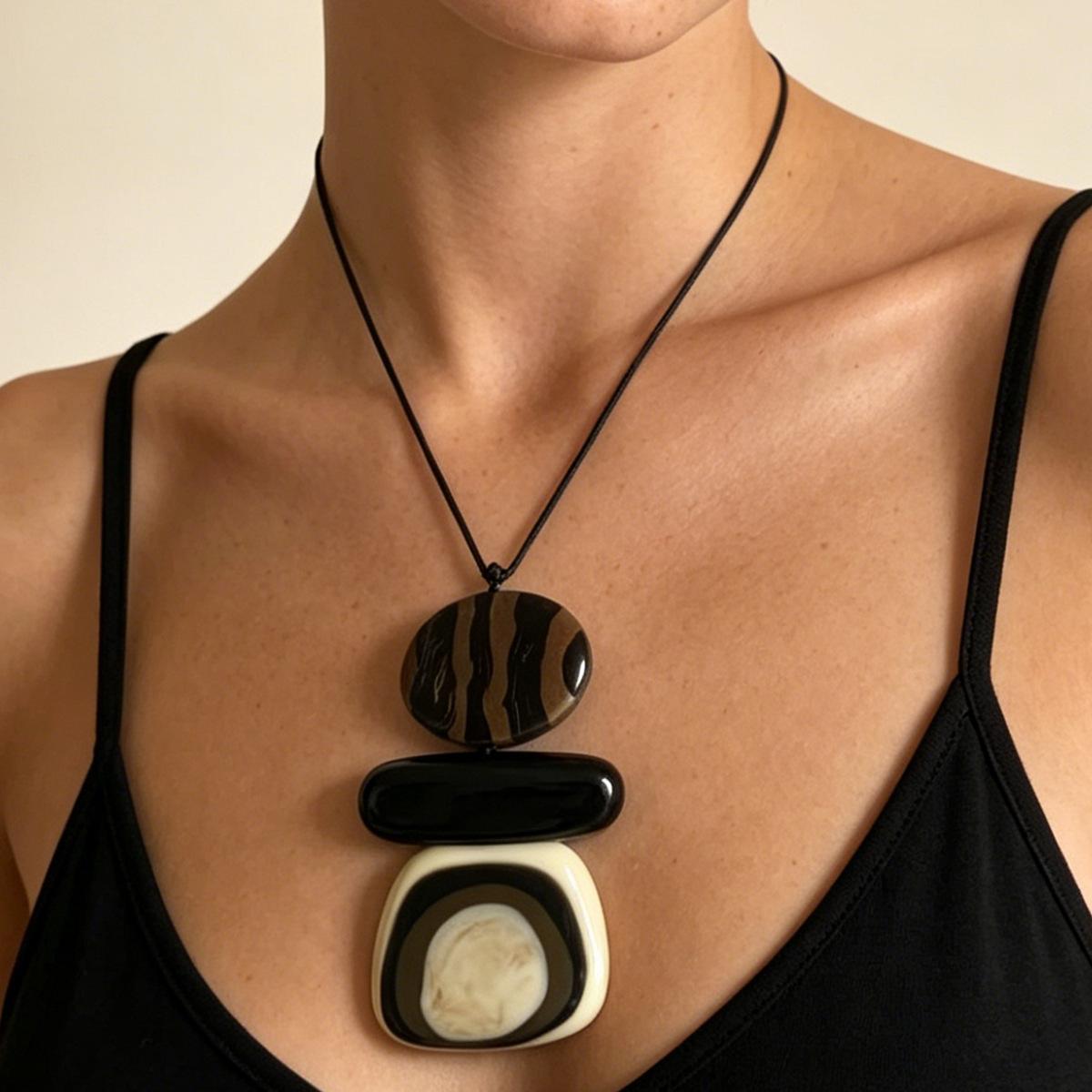 trend retro ethnic geometric fashionable pendant