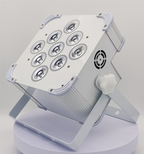 舞台充电全彩帕灯9/12颗六合一无线LEDpar婚庆演出电池摇控染色灯