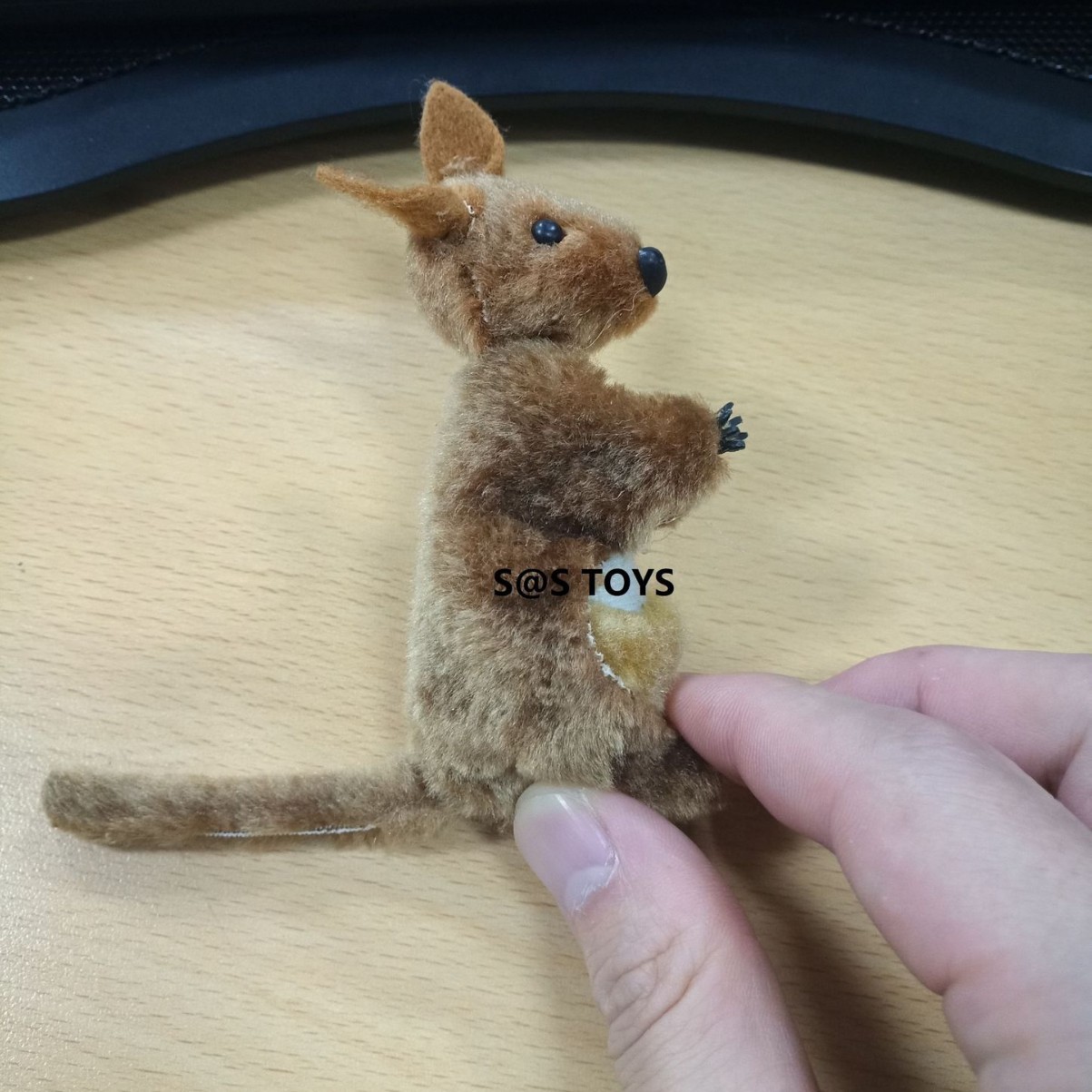 可爱考拉发夹毛绒袋鼠侧边夹秋冬立体刘海抓夹明星同款顶夹发饰