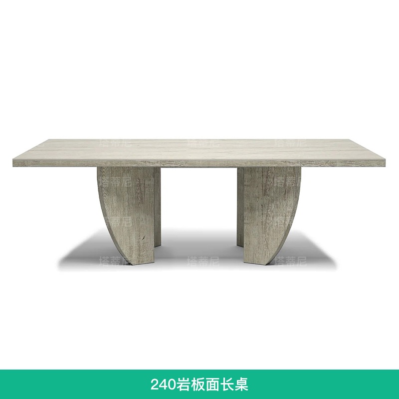 Mesa y silla al aire libre patio chalet tabla de madera larga impermeable alojamiento residencial terraza jardín al aire libre combinación de mesa de comedor de madera maciza casual