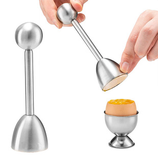 304 Stainless Steel Egg Opener, Egg Shell Opener, Egg Elastic Device, Creative Egg Cutter, Separation Manual, Labor-Saving