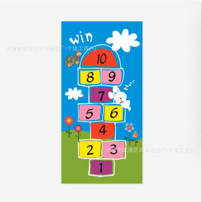 漫画子供部屋クリスタルベルベットフットマット石遊びゲームカーペット寝室ベッドサイドブランケット教育フロアマット洗えるマット|undefined