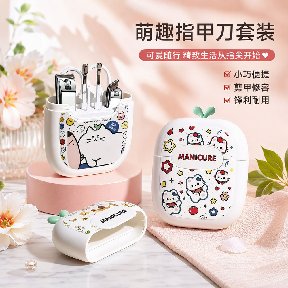 Factory direct sales: nail clipper set, nail clippers, cuticle nippers, ear pick, and other nail art tools – wholesale with logo customization