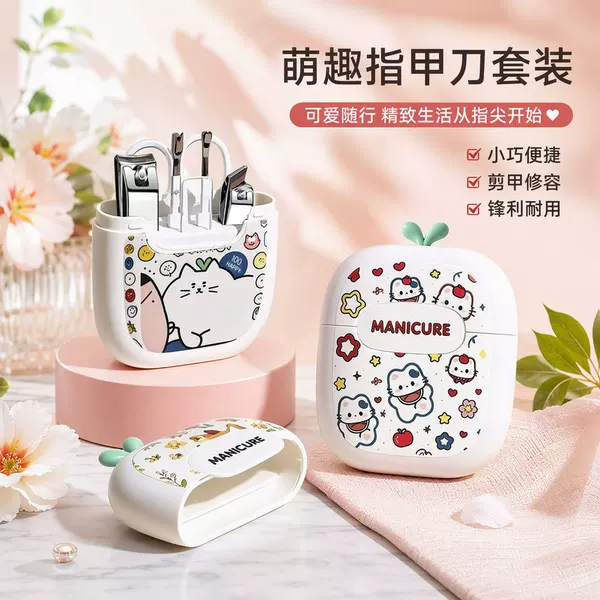Factory direct sales: nail clipper set, nail clippers, cuticle nippers, ear pick, and other nail art tools – wholesale with logo customization