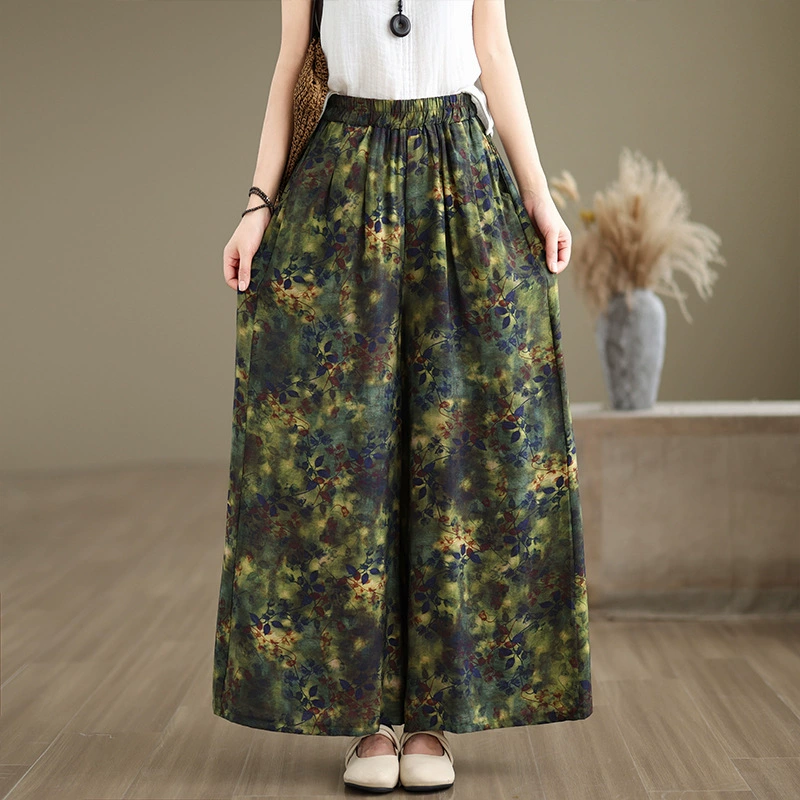 Retro trousers for leisure, autumn