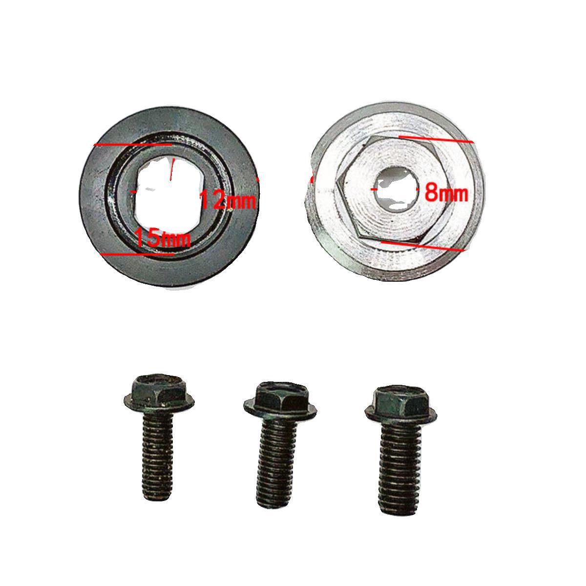 110 máquina de corte placa de abrazadera 4100 máquina de dolomita placa de presión superior e inferior tornillo de diente inverso llave abrazadera accesorios comunes