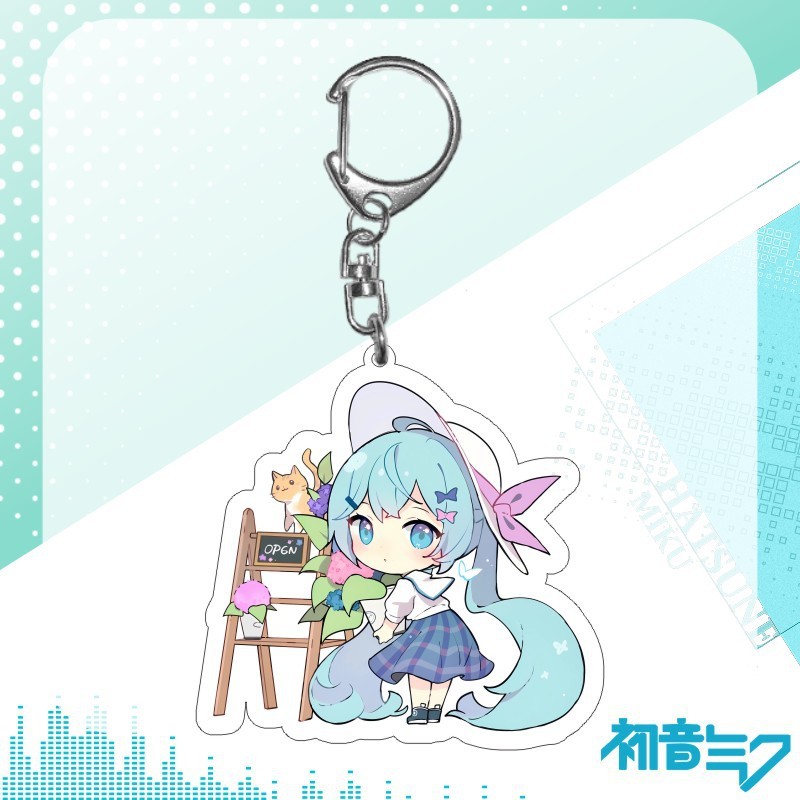 初音ミク桜初音ミク鏡音アニメスター二次元アニメアクリルペンダントキーホルダー|undefined