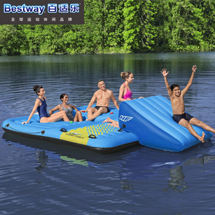 Bestway43728 Water Slide Platform Floating Island Floating Row Floating Bed Floating Rest Water Row Swimming