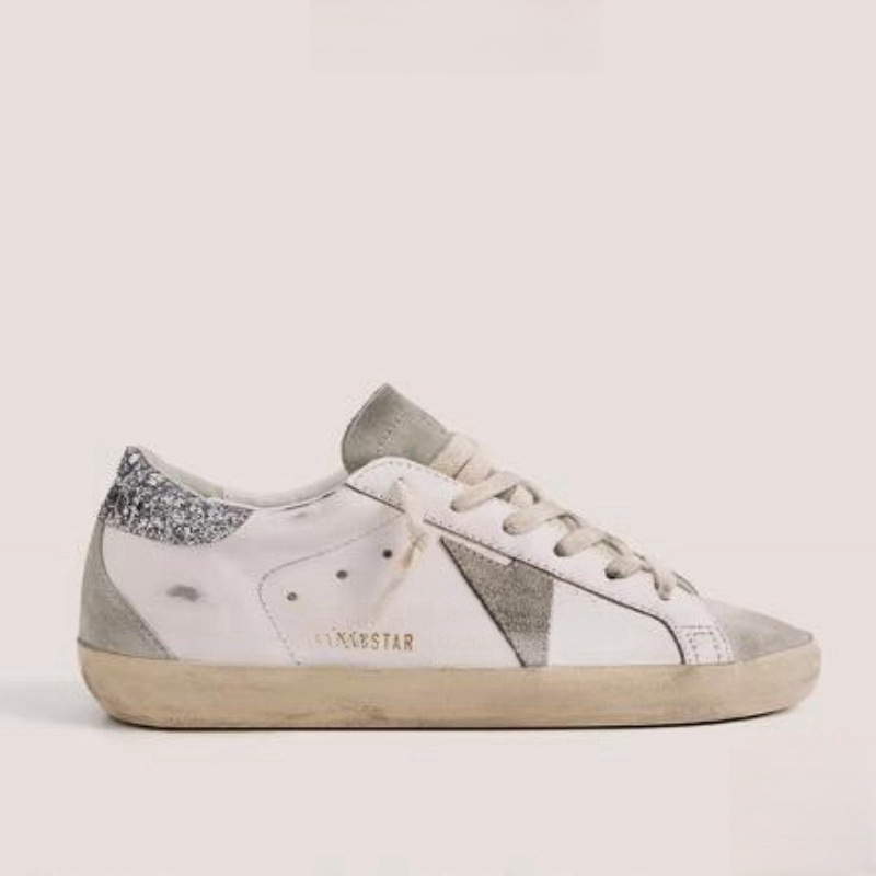 GG casual hacer viejas estrellas pequeñas zapatos sucios para mujeres nuevos zapatos de tablero rojo red de altura interior zapatos sucios zapatos de piel de vaca pequeños zapatos blancos