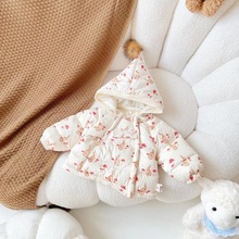 儿童羽绒服2025冬季女童羽绒服新国标90白鸭绒宝宝尖角帽羽绒外套