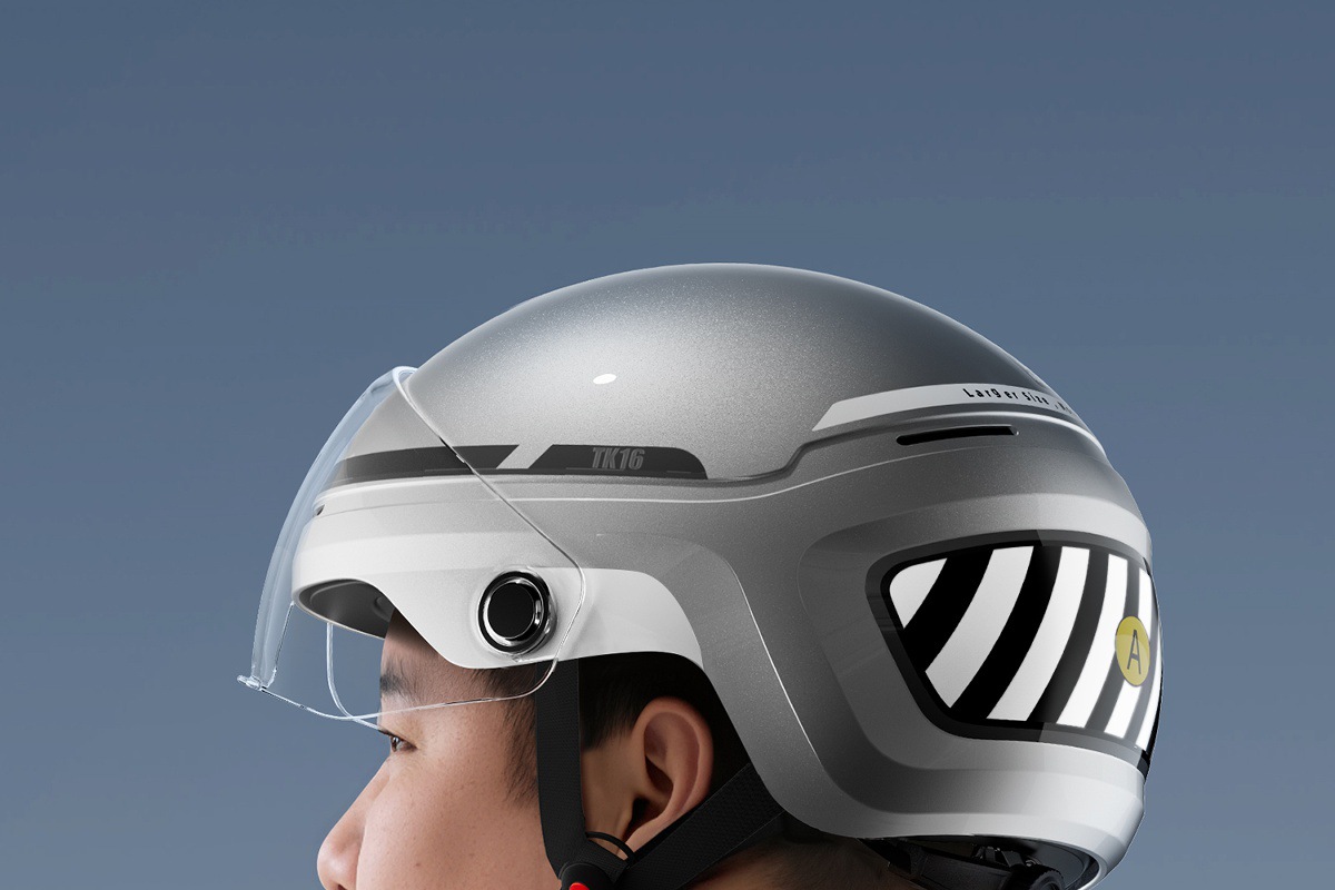 Two Little Bees 3C Certified Helmet Electric Motorcycle Men and Women Large Size Half Helmet All Year Round Safety Helmet Large Head Circumference