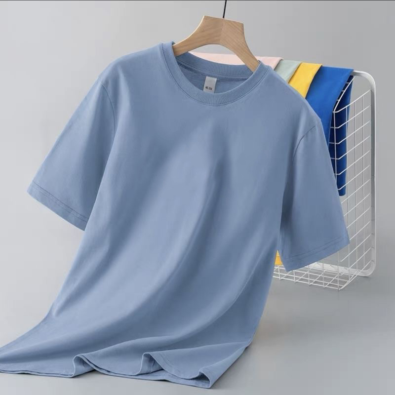 Camiseta de manga corta de los hombres de otoño nuevo estilo coreano SLIM-Fit moda impreso fino cuello redondo en el puesto image 14