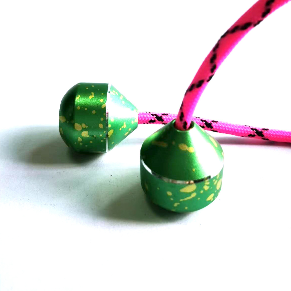 Original begleri baole cuentas de aleación de aluminio dos cuentas una cuerda baole cuentas dedo yo-yo aleación descompresión Juguetes
