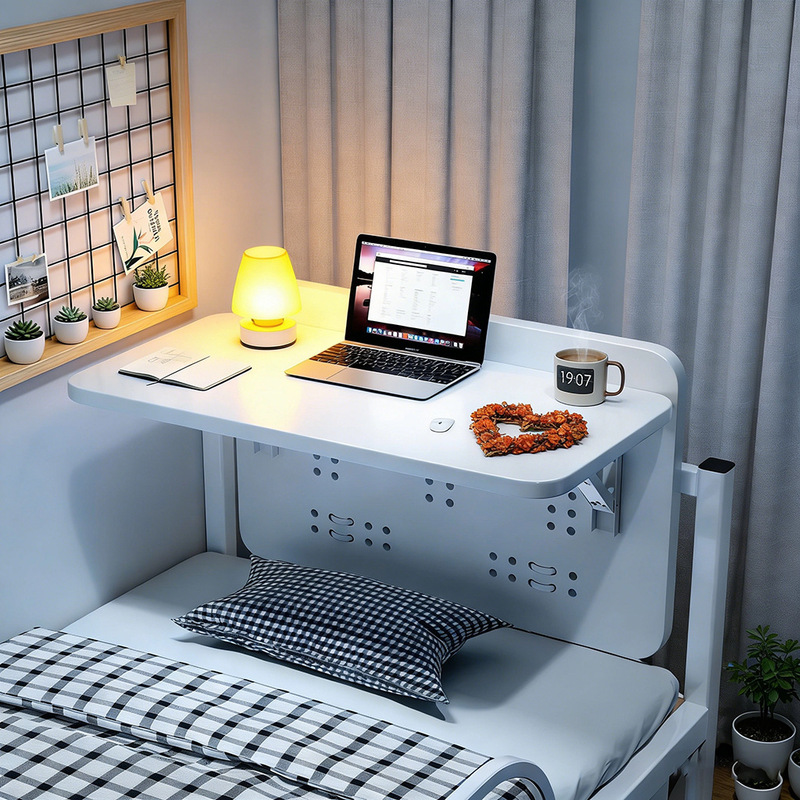 Folding Table, Suspended Bed Table, Small Table for College Dormitory, Bunk Bed Computer Desk, Lazy Person's Notebook Desk Stand Folding Table, Suspended Bed Table, Small Table for College Dormitory, Bunk Bed Computer Desk, Lazy Person's Notebook Desk Stand