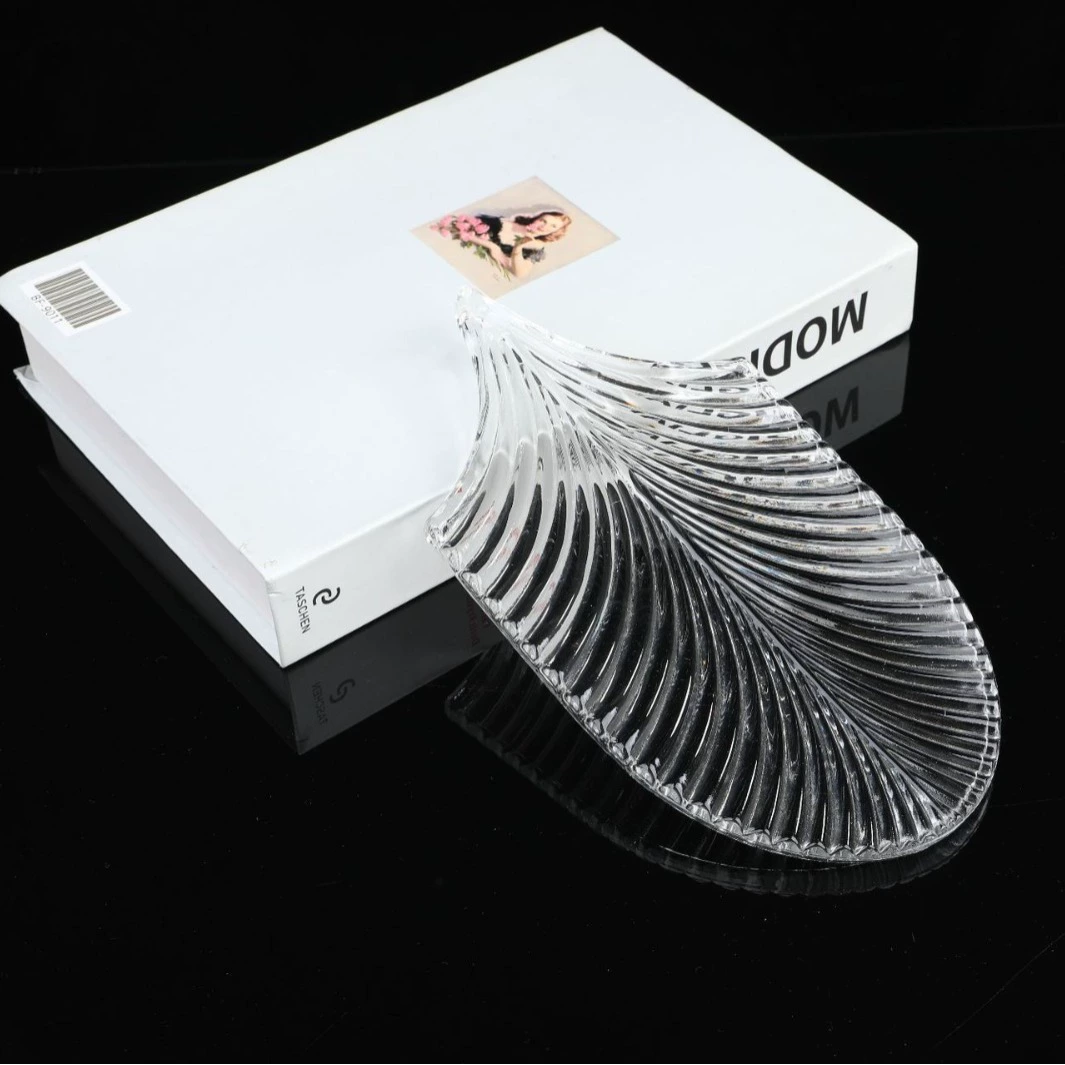 Прозрачные листья, креативные стеклянные кирпичи, хрустальные кирпичи, подвесные детали из хрустального стекла, подвесные детали с матовым узором, перегородки в наличии