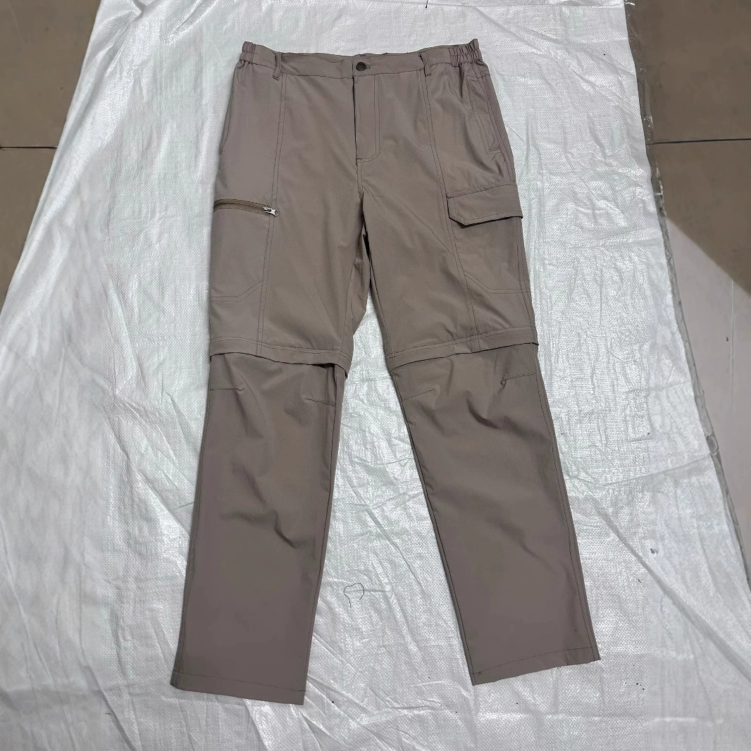 Наружные брюки мужские весенние летние прямые быстрые сухие съемные повседневные брюки мужские свободные мульти карманные мужские тактические брюки